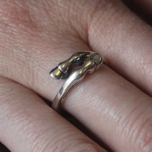 Horse Hoof Ring in Sterling Silver Large