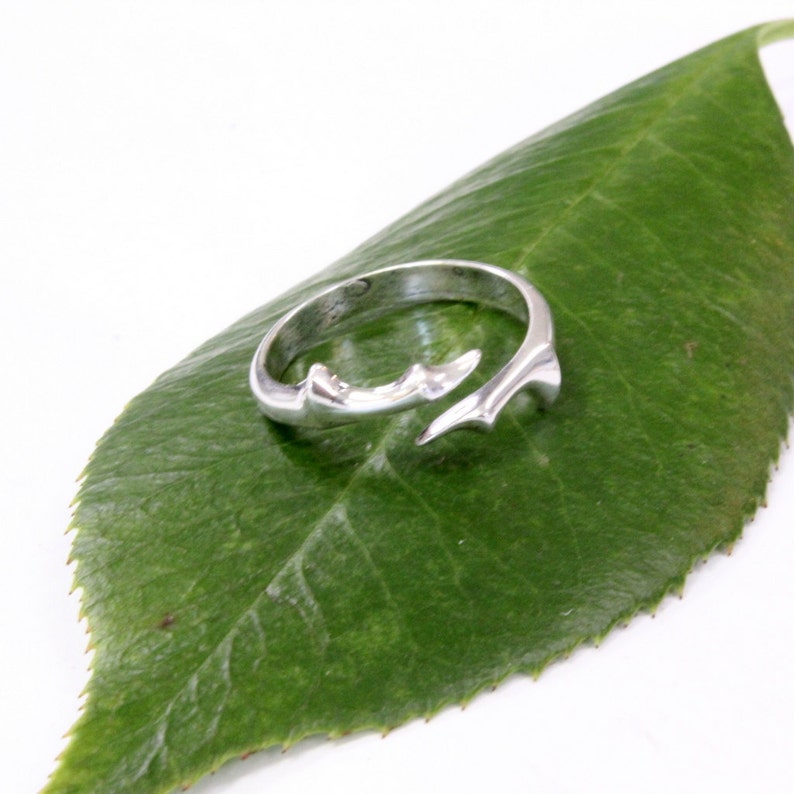 Rose Thorn Ring Sterling Silver
