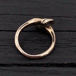 Horse Hoof Ring in Solid Bronze Small image 4
