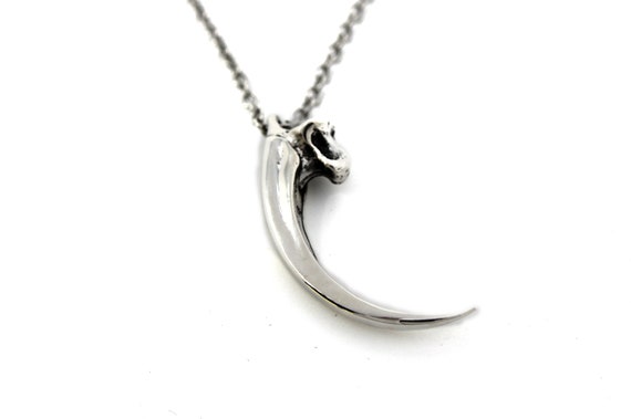 Eagle Talon Claw Pendant Necklace Solid Stainless Steel No - Eagle Talon Pendant Necklace