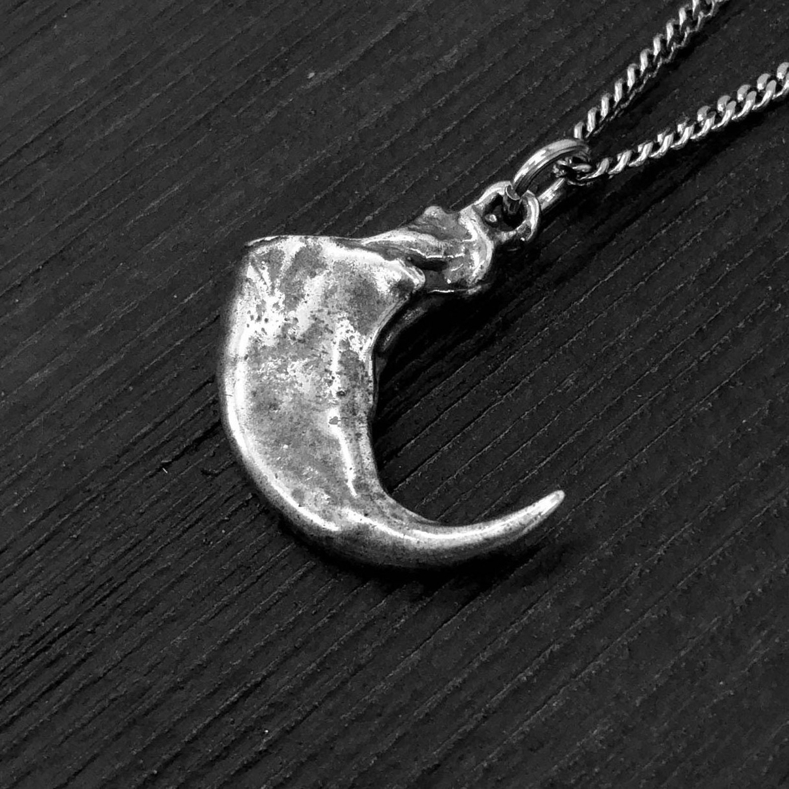 Silver Mountain Lion Claw Necklace 3D Cougar Claw Pendant - Etsy