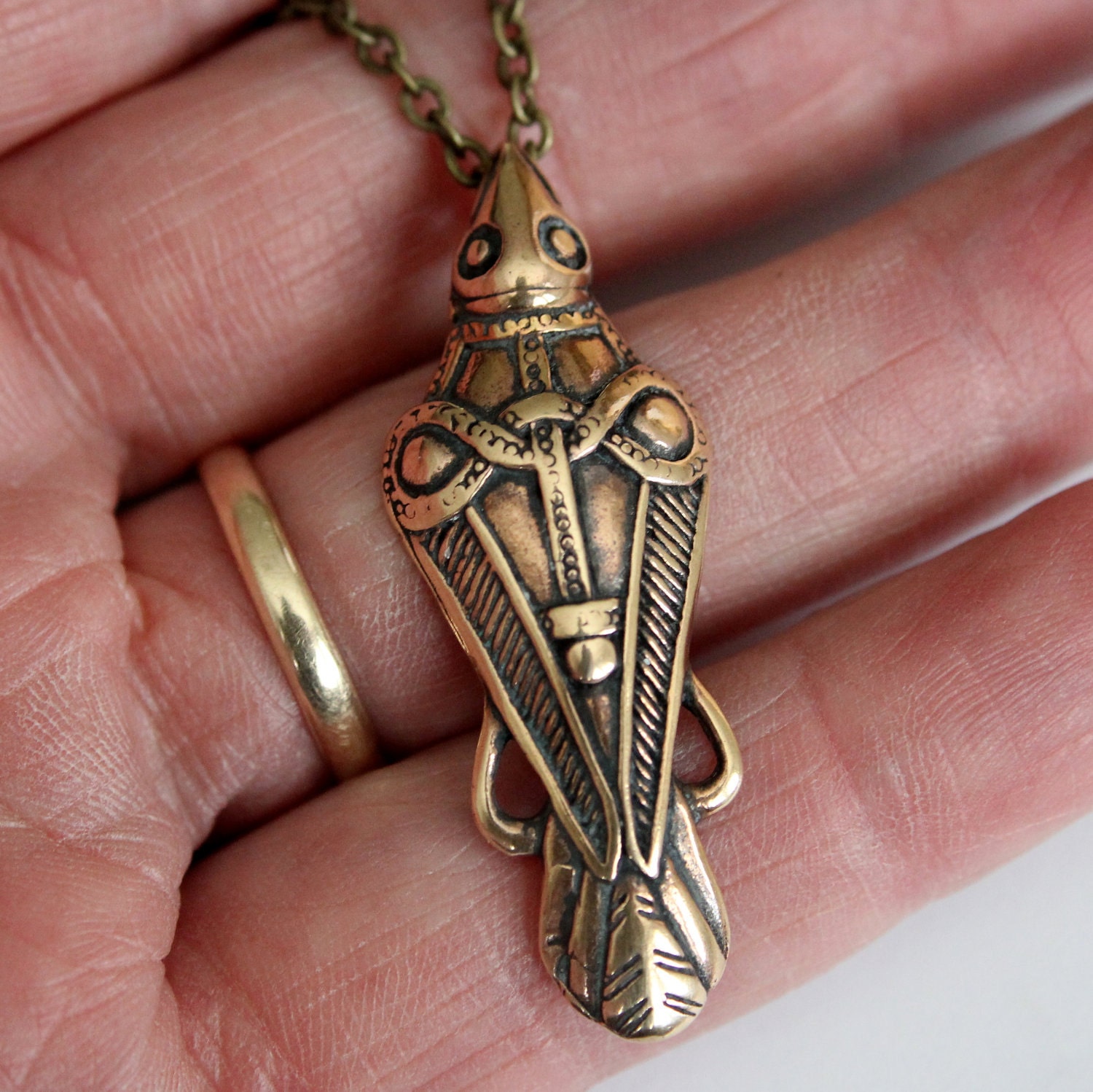 Odin's Raven necklace Ancient Odin's Raven Viking Pendant Nec…