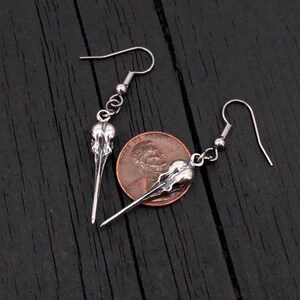 Hummingbird Skull Earrings Sterling Silver Hummingbird Skull Earrings image 4