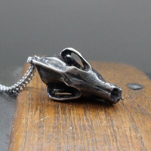 Wolf Skull Necklace image 3