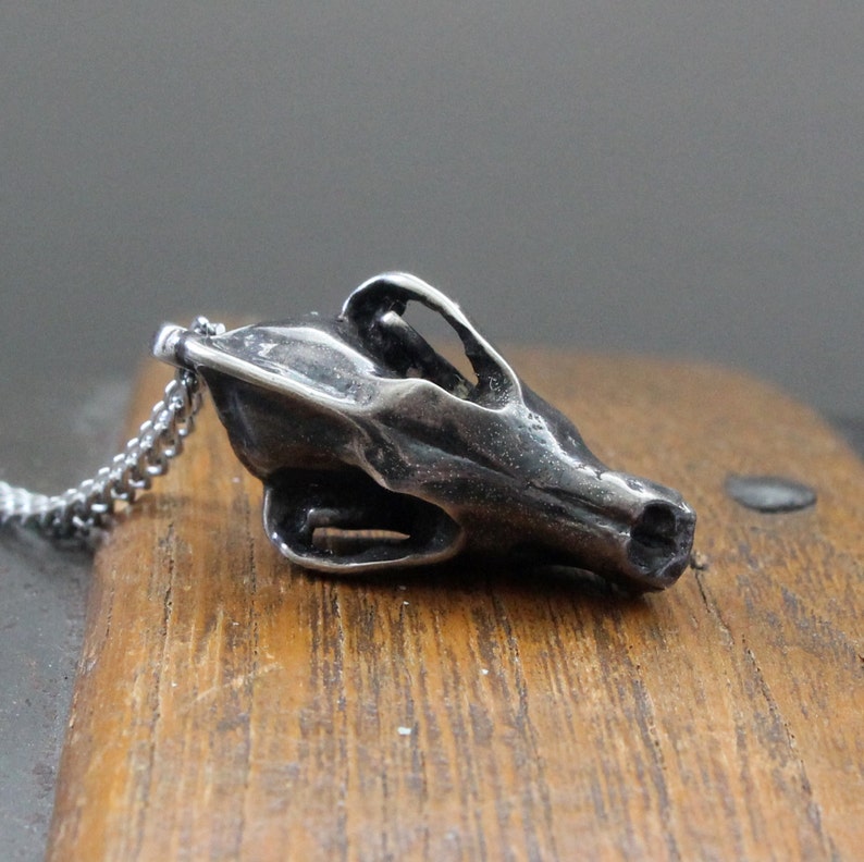 Wolf Skull Necklace image 3