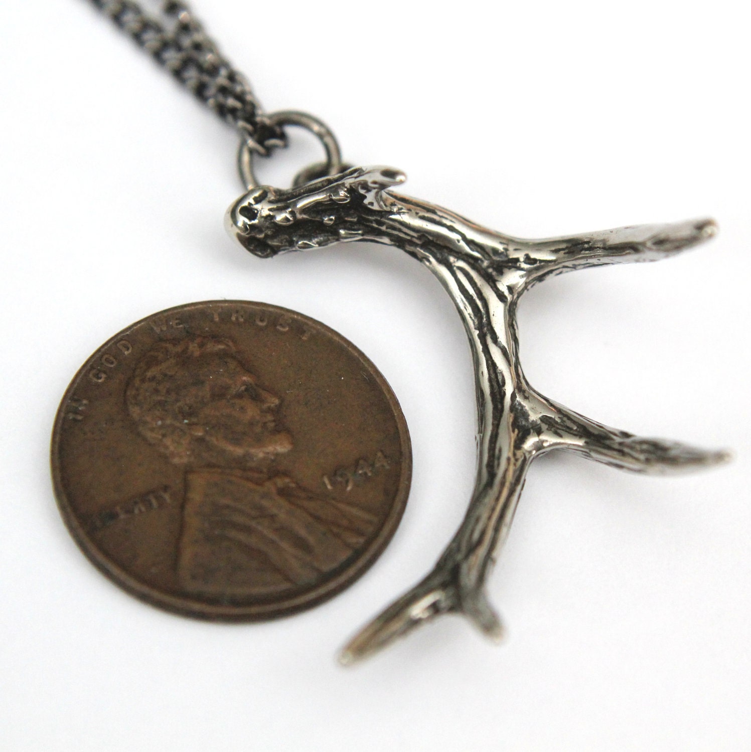 Dryad Design Sterling Silver Stag Pendant | Celtic Deer Necklace For Men & Women | Druid Mythology Jewelry