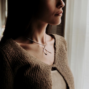 Sterling Silver Wishbone Pendant: Life-Size Realistic Detail