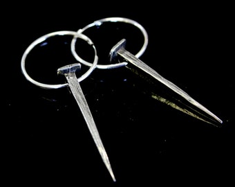 Eschat Pinn Hoop Earrings - The Final Stake