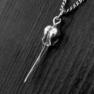 Miniature Sterling Silver Skull Pendant - Detailed Petite Skull Replica Jewelry - Tiny Sterling Silver Skull Charm - Gothic Jewelry