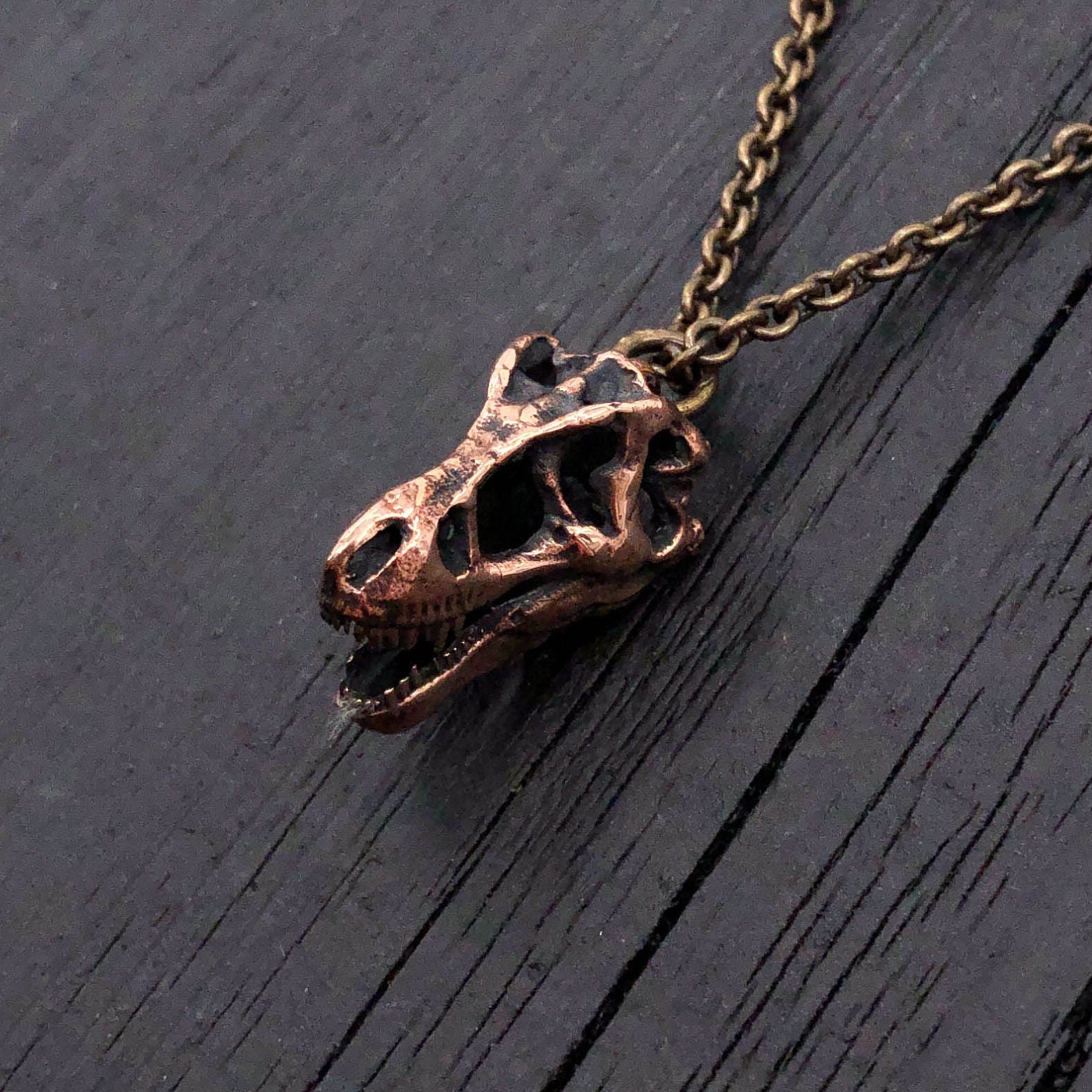  WYBAXZ Key Necklace Exaggerated Dinosaur Necklace
