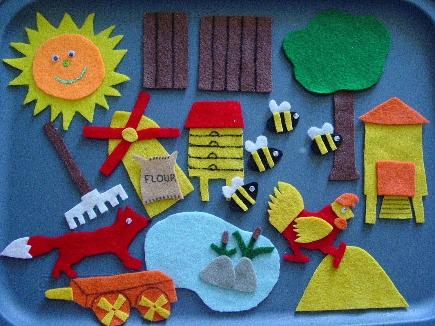 ROSIE'S WALK Children's Flannel Board Felt Set Etsy