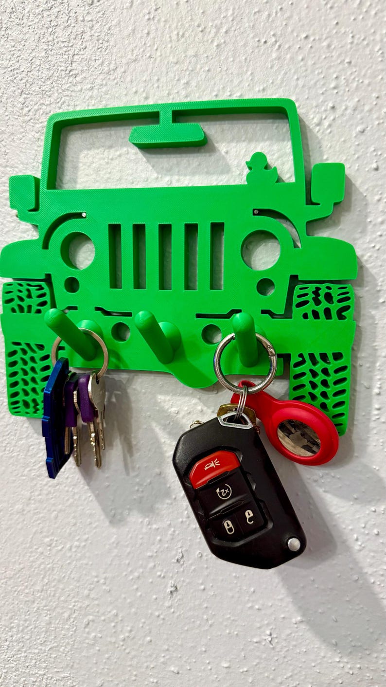 Jeep Wrangler Inspired Key Holder - Etsy