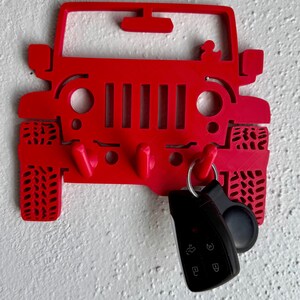 Jeep Wrangler Inspired Key Holder - Etsy
