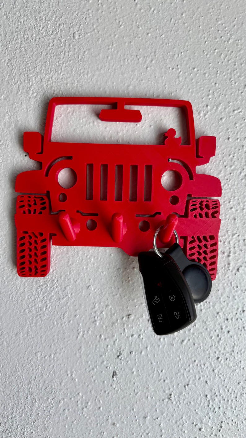 Jeep Wrangler Inspired Key Holder - Etsy