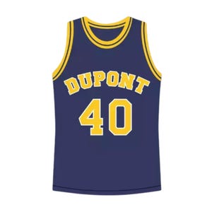 Randy Moss 40 Dupont High School Panthers Basketball CUSTOM Jersey Stitched S-6XL