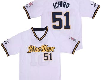 BlueWave ICHIRO 51 ユニフォーム イチローBlue Wave ユニフォーム L 51 ORIX BLUE WAVE ICHIRO