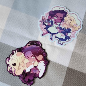 Alien Stage Hyuluka Demon & Angel and Maid klistermärkesset