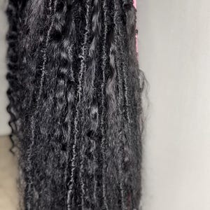 Boho Locs w/ Deep Curly | Distressed Boho Locs | Bohemian Locs with 100% Human Hair | Deep Curly | Boho Locs With Curls | Boho Locs Crochet