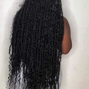 Boho Locs with Curls | Distressed Bohemian Locs | 100% Human Hair Crochet Locs | Deepwave Style