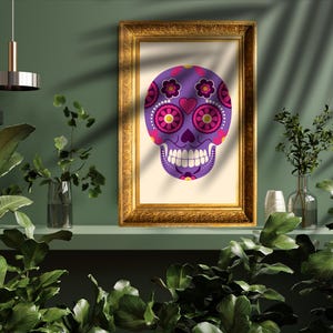Set of 10 Dia De Los Muertos Wall Art I Day of the Dead Poster I ...