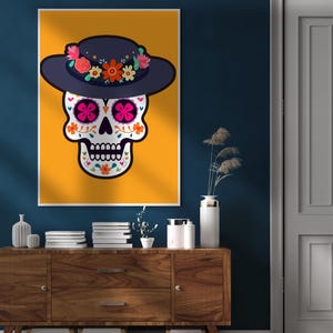 Set of 10 Dia De Los Muertos Wall Art I Day of the Dead Poster I ...