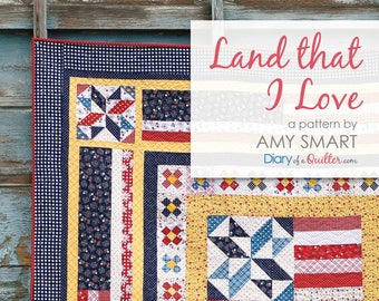 Land That I Love - Medallion Quilt - PDF PATTERN