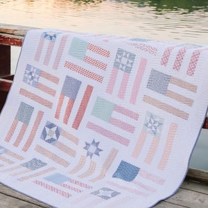 Fly the Flag - US Flag quilt by Amy Smart