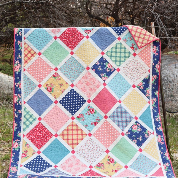 QUILT PATTERN - Lattice Quilt PDF