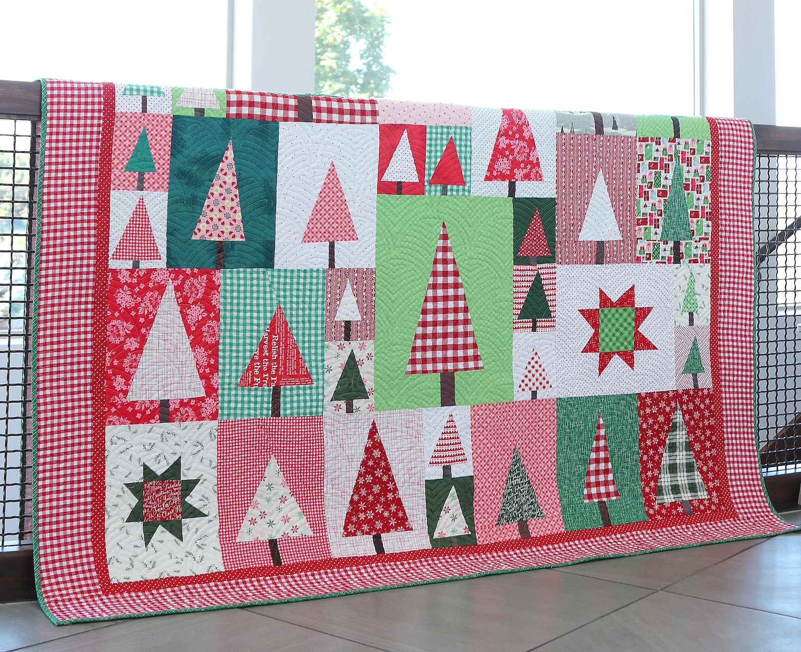 Pine Hollow Patchwork Forest - Improv Quilt Pattern (digital File) - Etsy