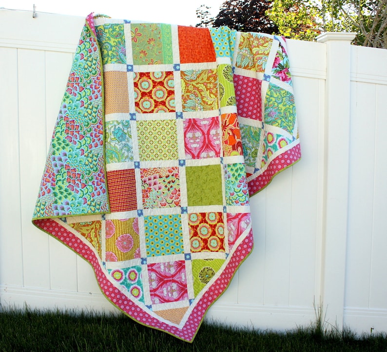 QUILT PATTERN Lattice Quilt PDF image 6