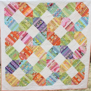 Scrap Happy Rainbow Connection Quilt PATTERN PDF image 5