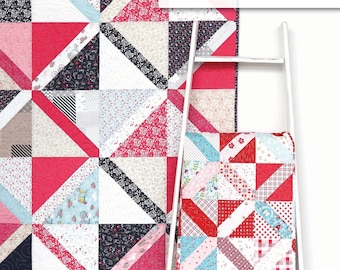 Crossweave Quilt Pattern PDF - Precuts Friendly