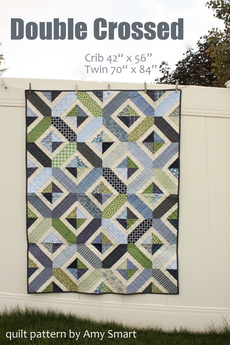 Double Crossed Quilt PATTERN image 2