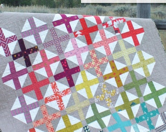 Hopscotch Quilt Pattern - throw and crib size