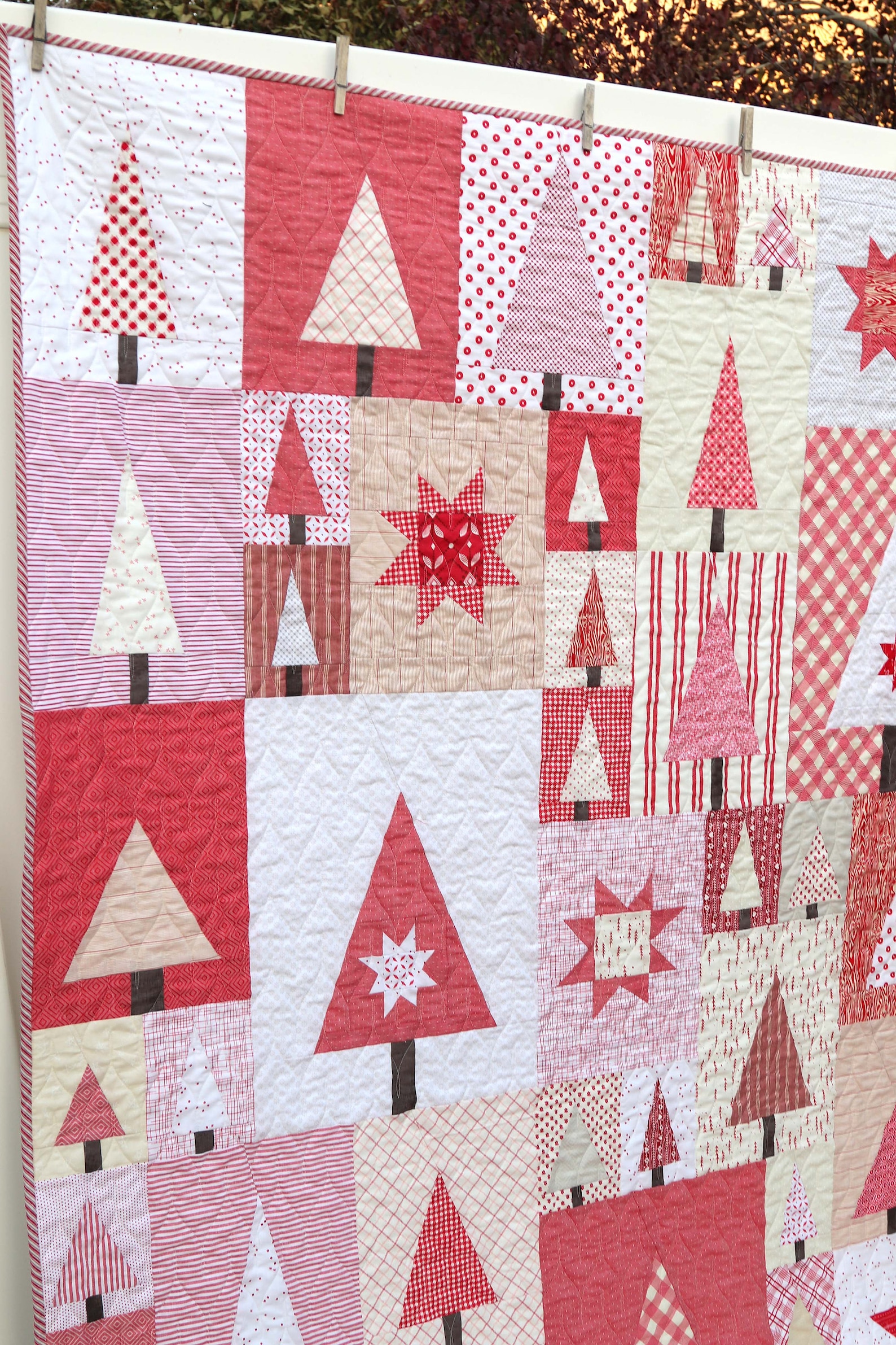 Pine Hollow Patchwork Forest - Improv Quilt Pattern (digital File) - Etsy