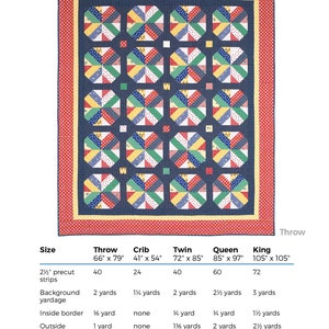 A Bushel and a Peck precuts-friendly quilt pattern zdjęcie 2