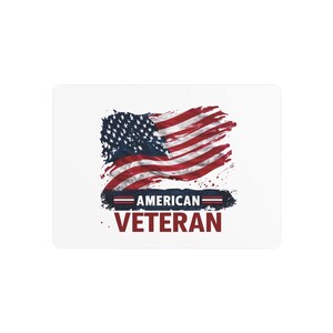 American Veteran Metal Art Sign, Patriotic Home Decor, Military Tribute Gift, Wall Art for Veterans, Memorial Day Decoration