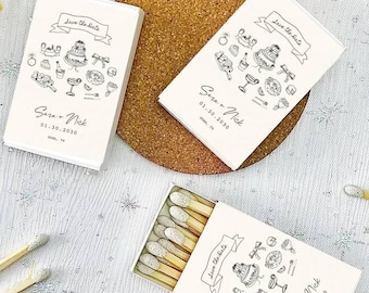 Bulk Custom Wedding Favor Matches, Wedding Matchbooks, Custom Wedding Favors, Custom Matches, Custom Matchbox, Bridal Shower