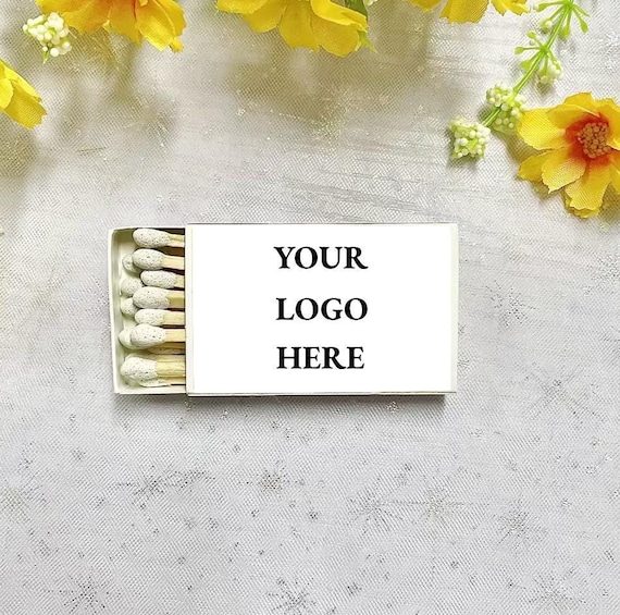 Bulk Custom Logo Matchboxes, Custom Brand Design Matches, Personalized Match Boxes, Great Business Branding, Custom Promotional