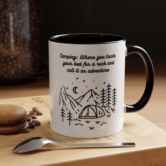 Camper Mug Van Life Explore the outdoors under the stars Camping Mug Adventure Awaits Campfire Mug Outdoorsy Coffee Mug gift for her