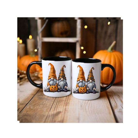 Pumpkin Gnome Coffee Mug - Halloween Decor for Fall - Unique Gift for Her