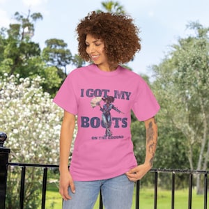 I Got My Boots Unisex Heavy Cotton Tee - Casual Graphic Shirt for Music Lovers, Line Dancers, Line Dance Group