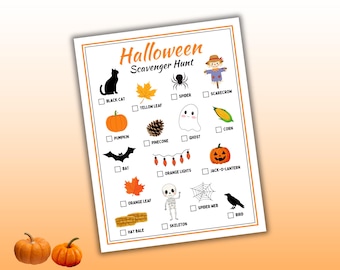 Polowanie na śmieci na Halloween, Halloween na świeżym powietrzu, Jesienne polowanie na śmieci, Polowanie na śmieci w naturze, Gry na Halloween do druku dla dzieci, Aktywność na świeżym powietrzu