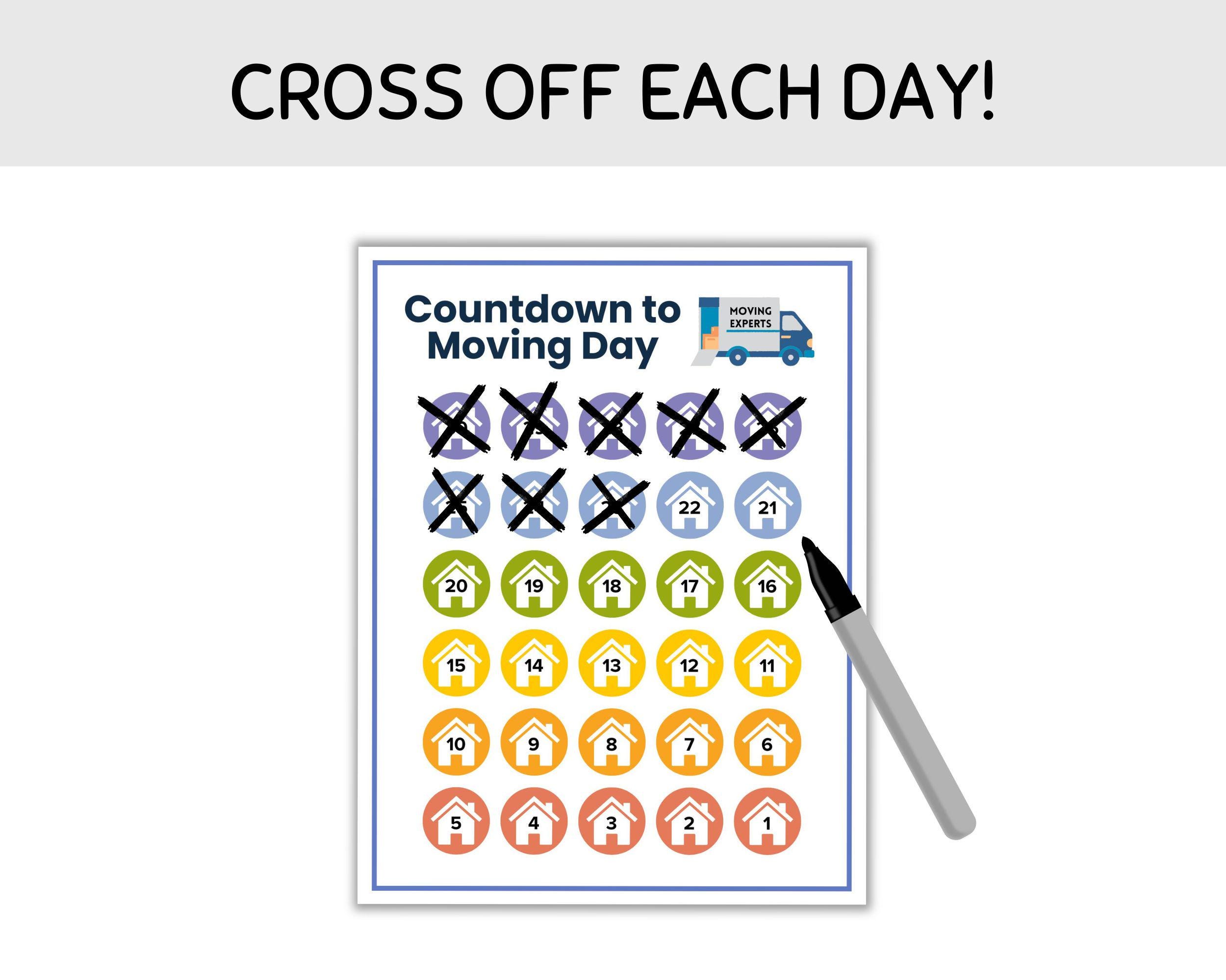 Moving Day Countdown, Moving Countdown, New Home, New Apartment ...