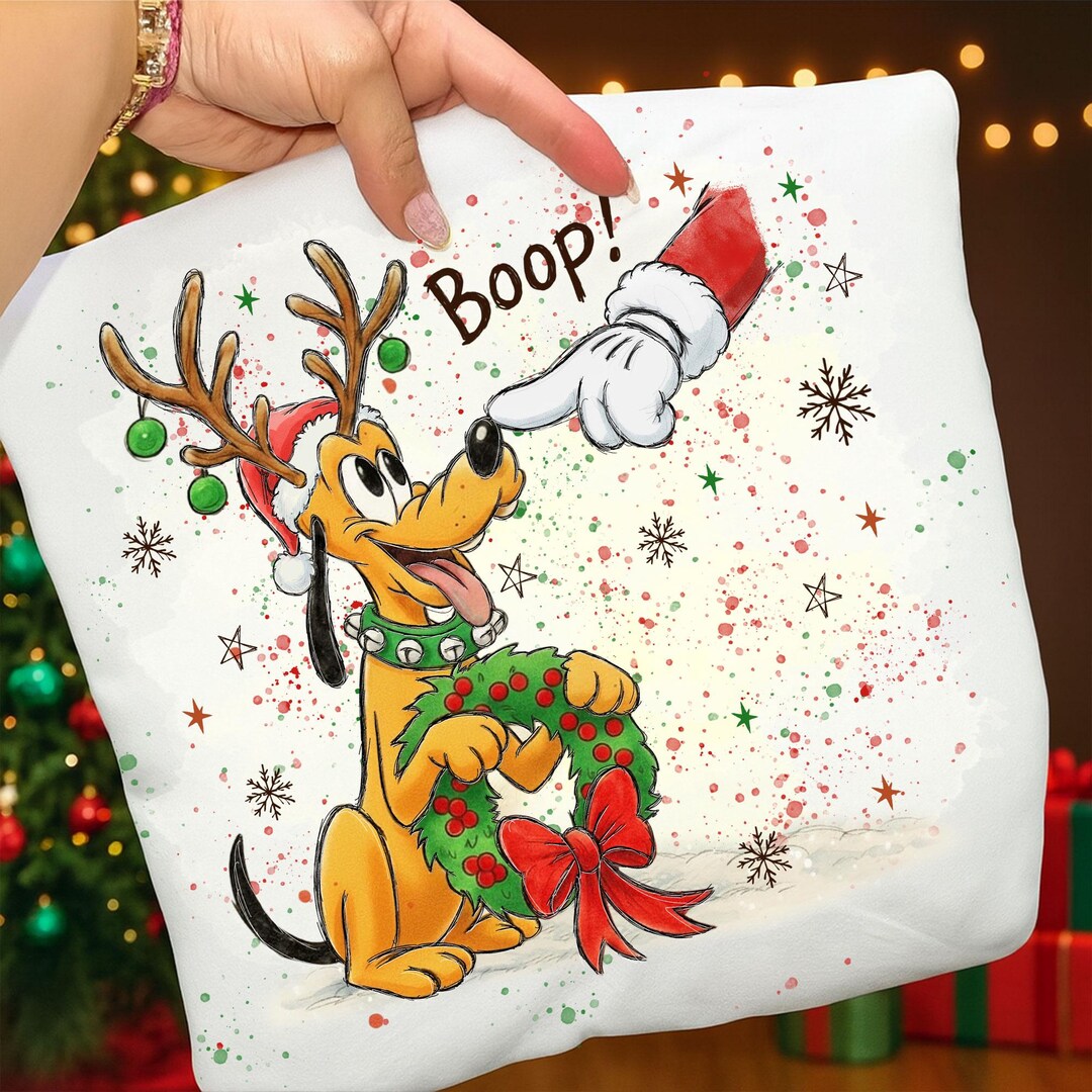 Boop Mouse Christmas Dog PNG: Boop Mouse and Friends Christmas Png, Xmas Holiday ...