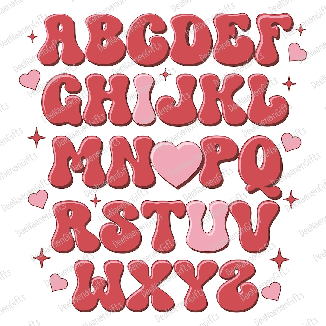 Abcd I Love You Svg, Valentines Day Teacher Svg, Alphabet Svg, Love ...