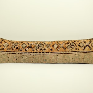 Boho Lumbar Pillow, Long Pillow , Bed pillow , Decorative Pillow , Rug pillow , Anatolian pillow , Unique Pillow , Turkish Pillow Rug Cover