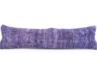 Boho Lumbar Pillow, Long Pillow , Bed pillow , Decorative Pillow , Rug pillow , Anatolian pillow , Unique Pillow , Turkish Pillow Rug Cover