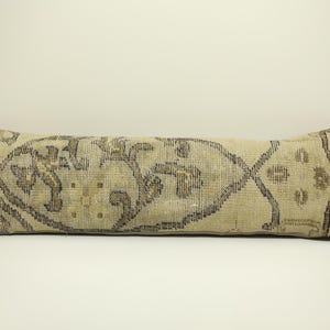 Boho Lumbar Pillow, Long Pillow , Bed pillow , Decorative Pillow , Rug pillow , Anatolian pillow , Unique Pillow , Turkish Pillow Rug Cover