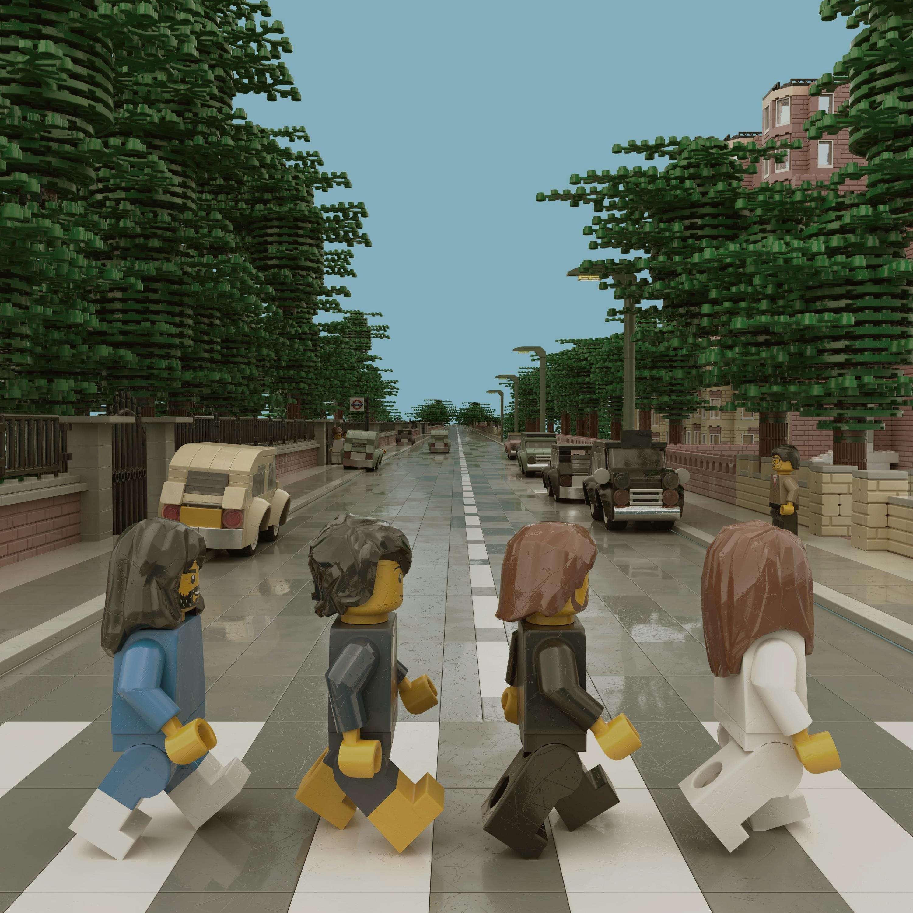 Lego Album Cover - the Beatles: Abbey Road - Etsy